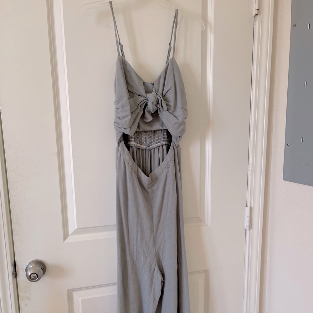 Sage/ light blue jumpsuit